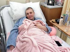 Newlywed who thought she’d been stabbed at concert is diagnosed with rare form of cancer 