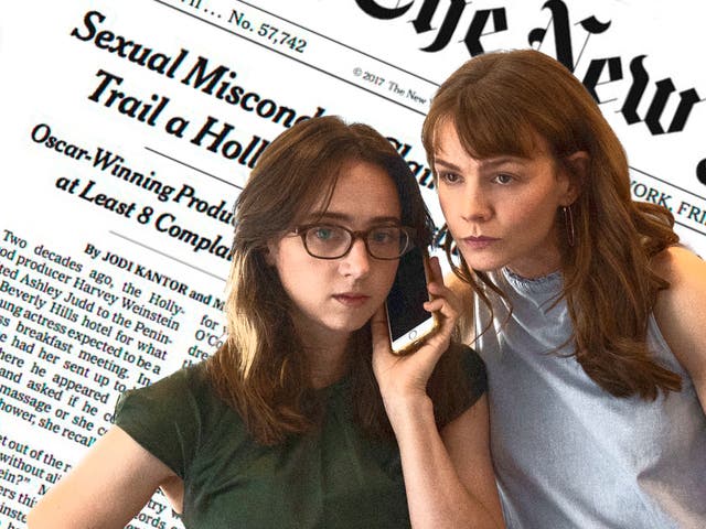 <p>Jodi Kantor (Zoe Kazan) and Megan Twohey (Carey Mulligan) in ‘She Said’ </p>