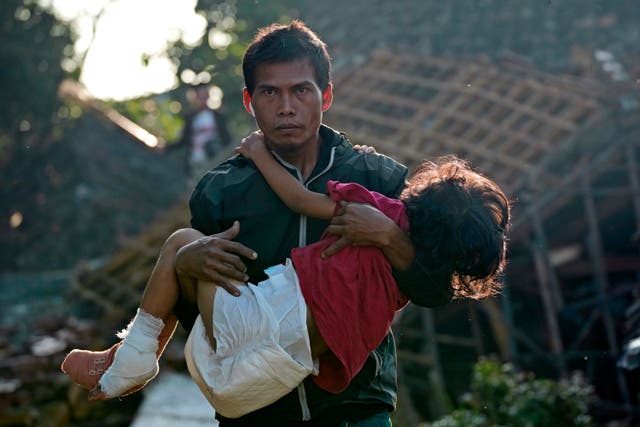 APTOPIX Indonesia Earthquake