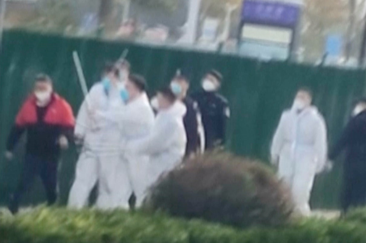 Virus Outbreak China iPhone Factory