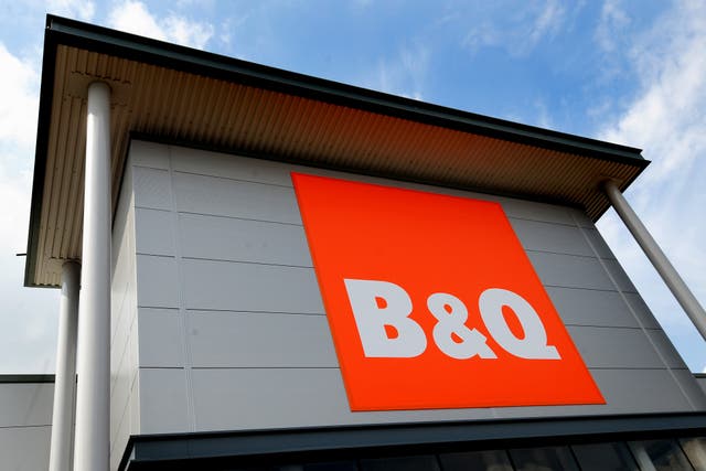 B&Q owner Kingfisher has revealed higher sales as it benefited from customers seeking to improve energy efficiency at home (Rui Vieira/PA)