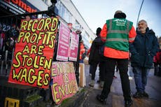 Thousands of teachers, lecturers and Royal Mail workers on strike