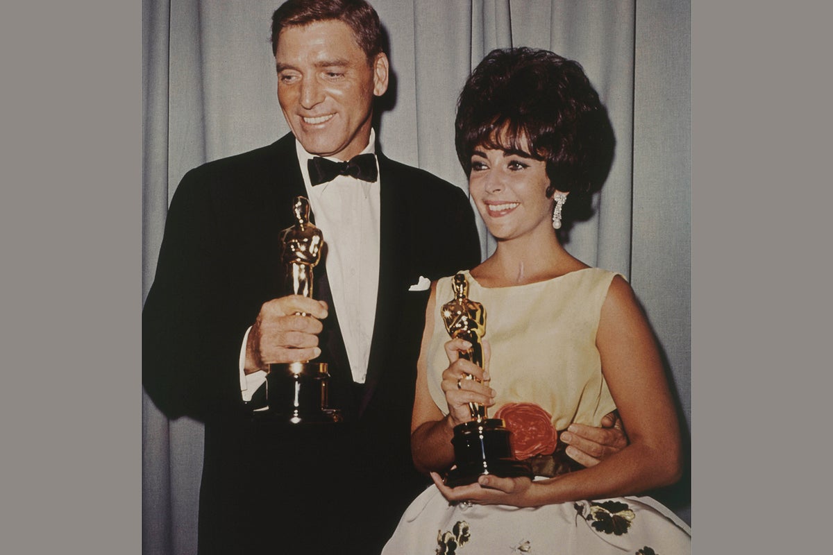elizabeth taylor blue oscar dress Elizabeth Taylor Inspired Blue Evening Dress Oscars 1970 – LausenCrafts main image 1