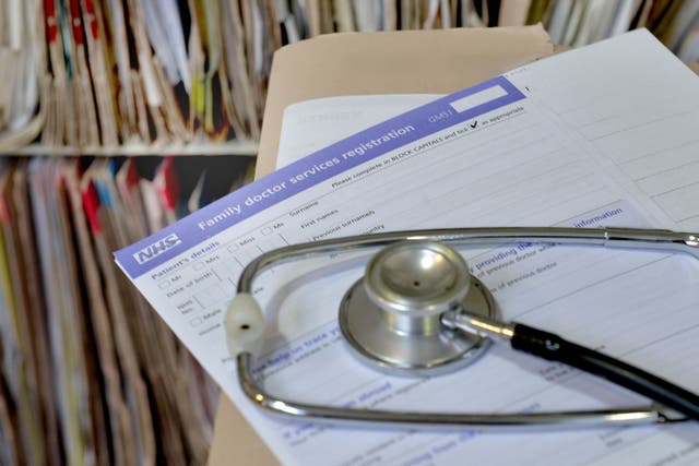 GPs carried out record numbers of appointments in England in October (Anthony Devlin/PA)