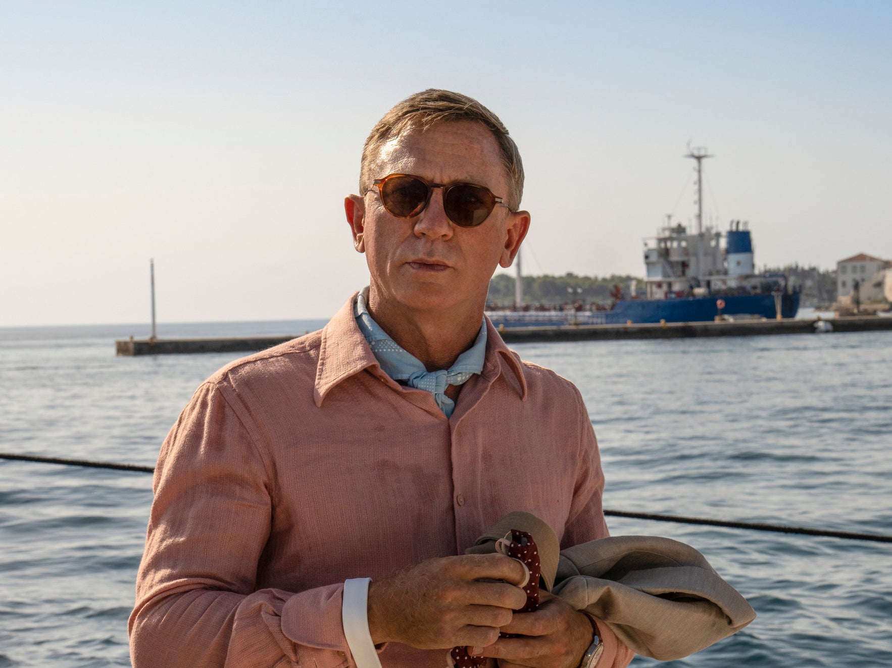 Blanc cheque: Daniel Craig as super-sleuth Benoit in ‘Glass Onion: A Knives Out Mystery'