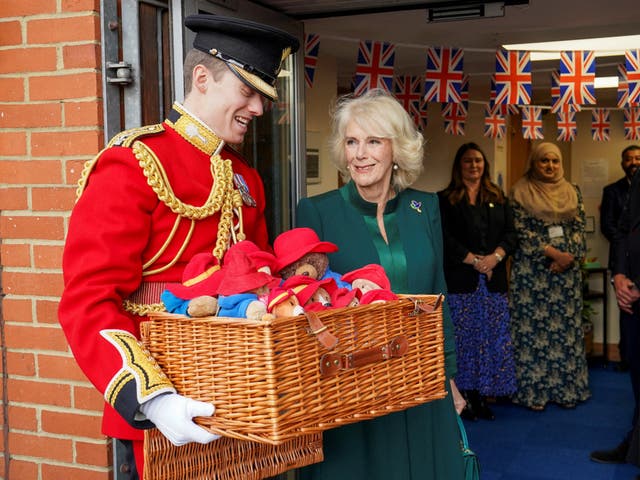 <p>Camilla, the Queen consort, visits Barnardo's Nursery in Bow, London, Britain November 24, 2022</p>