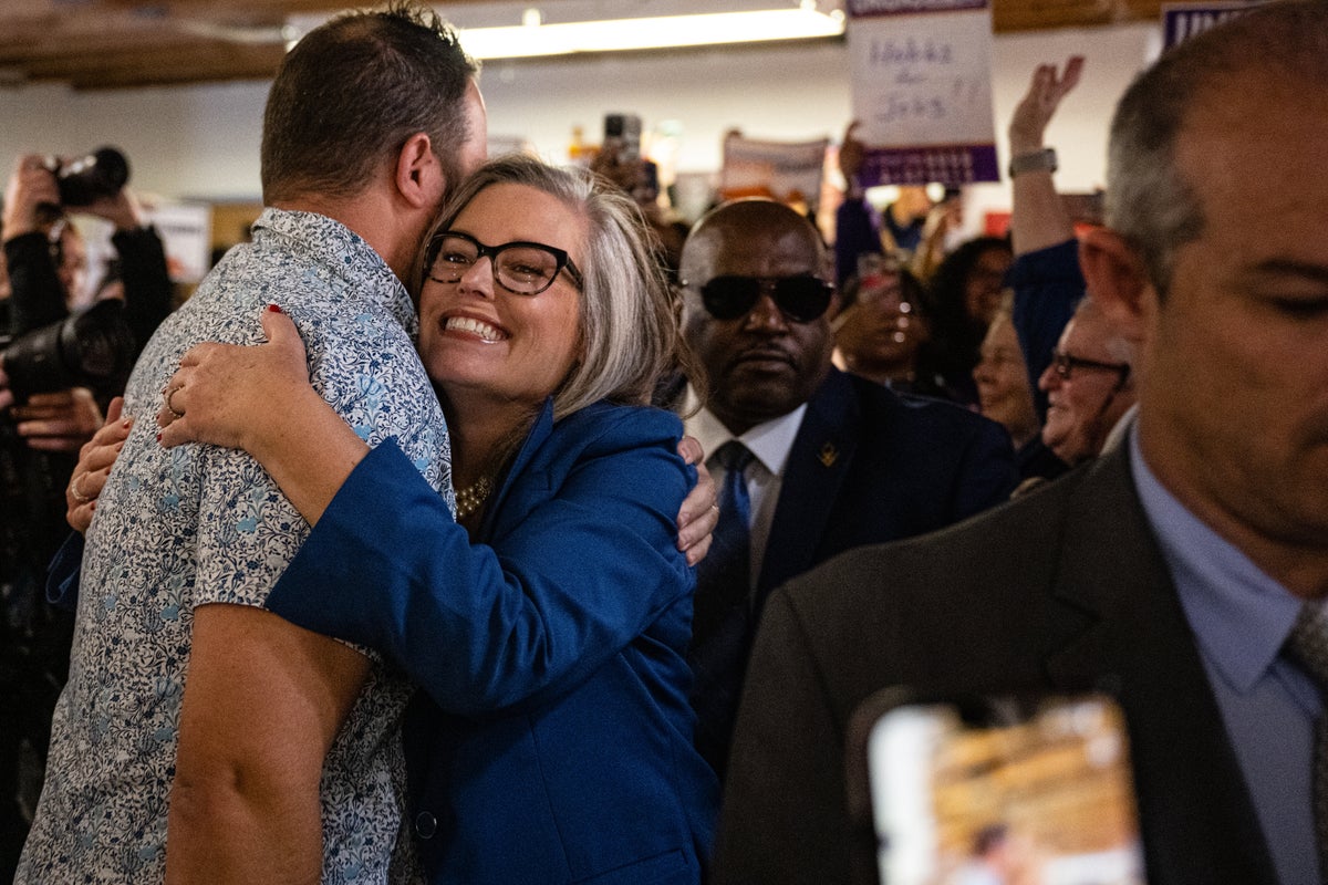 Outgoing Arizona Republican governor congratulates Katie Hobbs on win – as election denier Kari Lake still refuses to concede