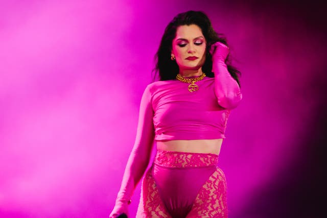 <p>Jessie J performs at the Outloud Raising Voices Music Festival at WeHo Pride on June 04, 2022 in West Hollywood</p>
