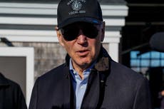 Biden rails against ‘sick’ semi-automatic weapons and unenforced red flag laws on Thanksgiving in Nantucket