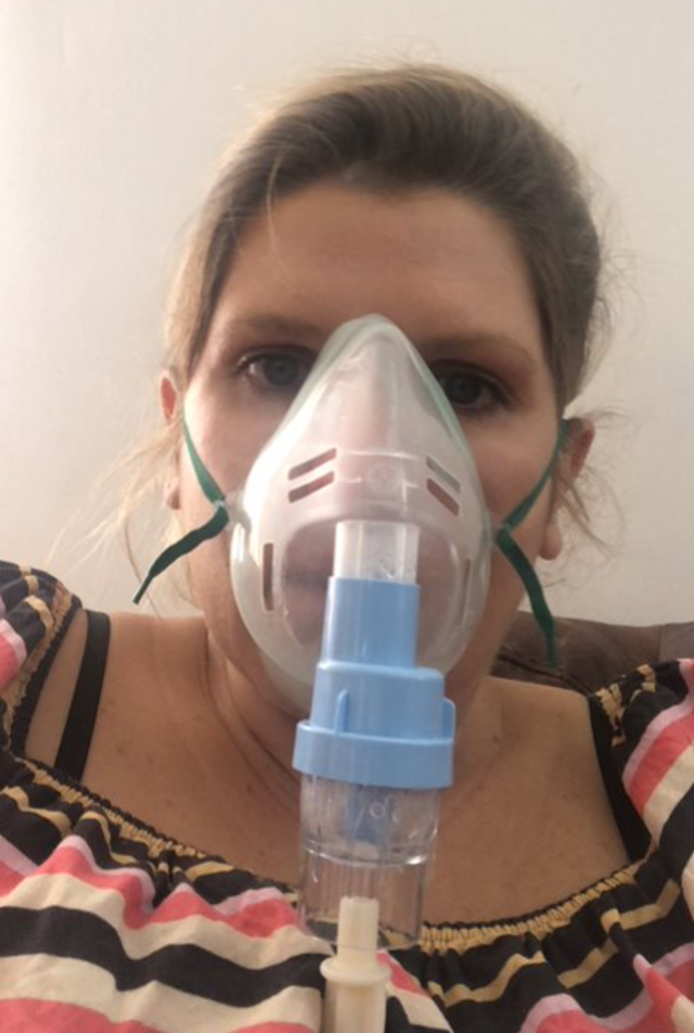 <p>Mother-of-two Jorda suffers from severe asthma  </p>