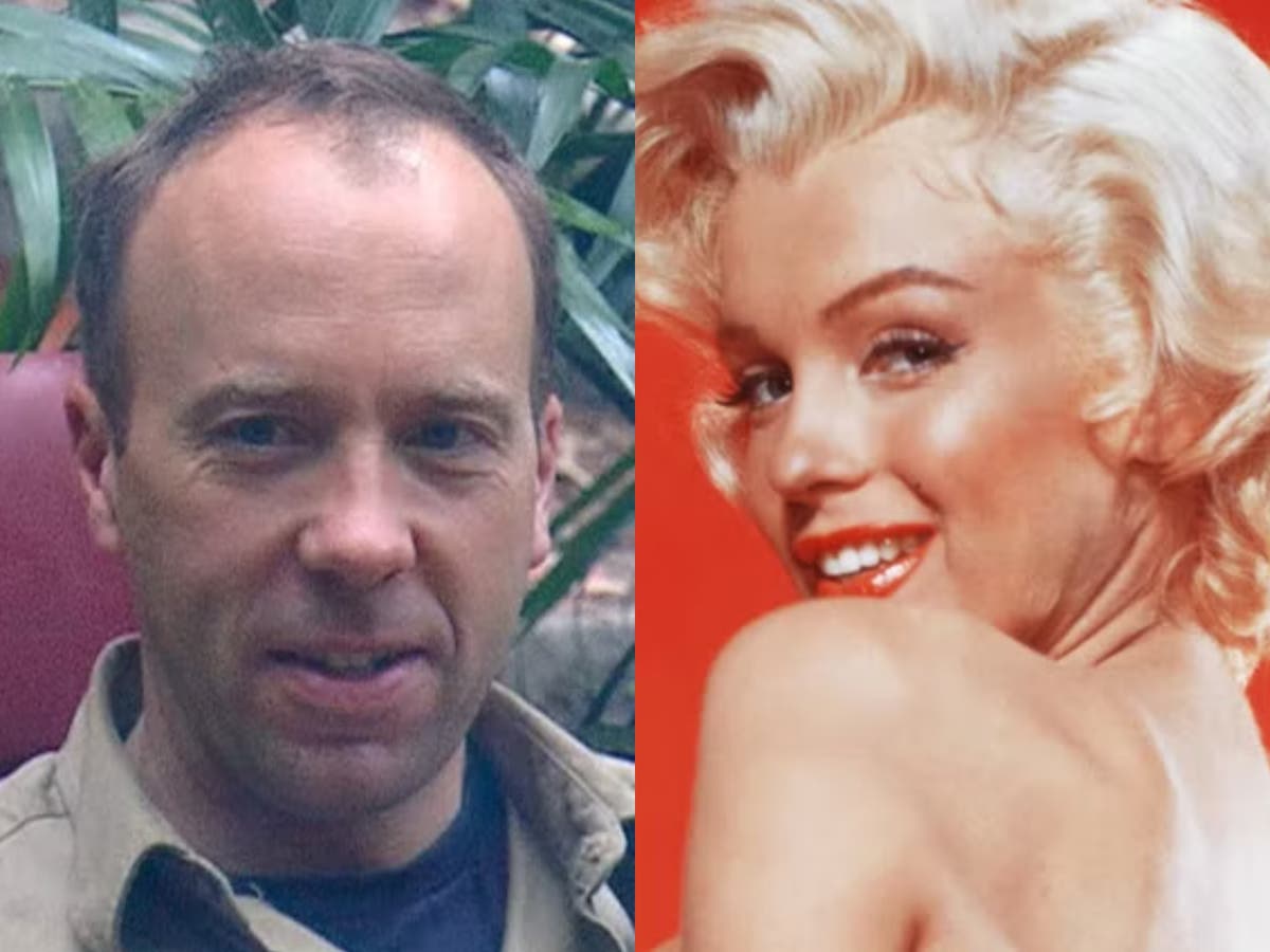 Matt Hancock says he’d like Marilyn Monroe to be ‘naked chef’ at dream dinner party