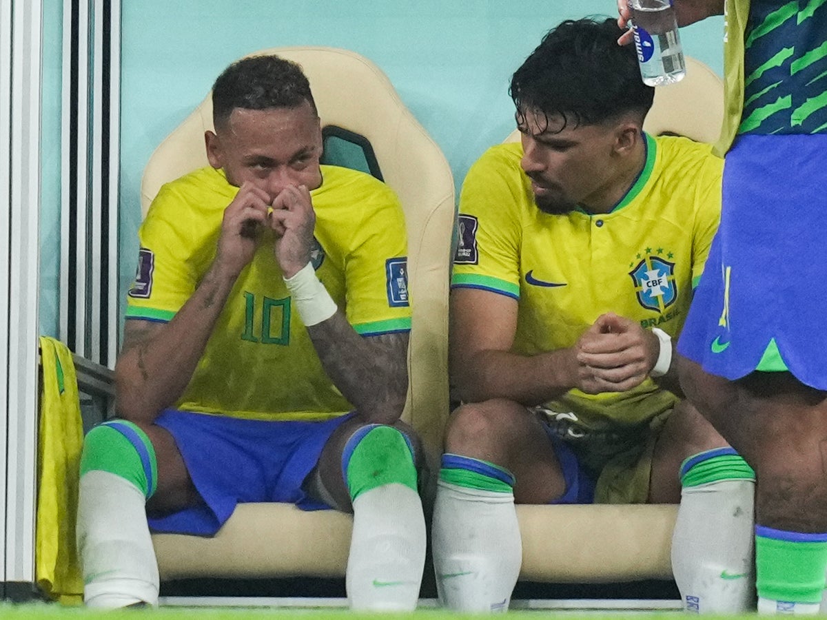 Neymar left in tears with ankle injury in Brazil World Cup win
