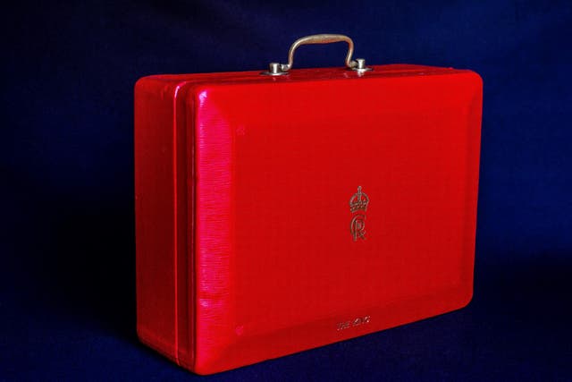 The King is to use the same famous red box as his mother and grandfather after it was carefully restored using techniques handed down through the generations (Barrow Hepburn & Gale/PA)