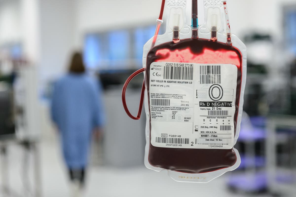 NHS searching for 5,000 new O negative blood donors in mass testing campaign