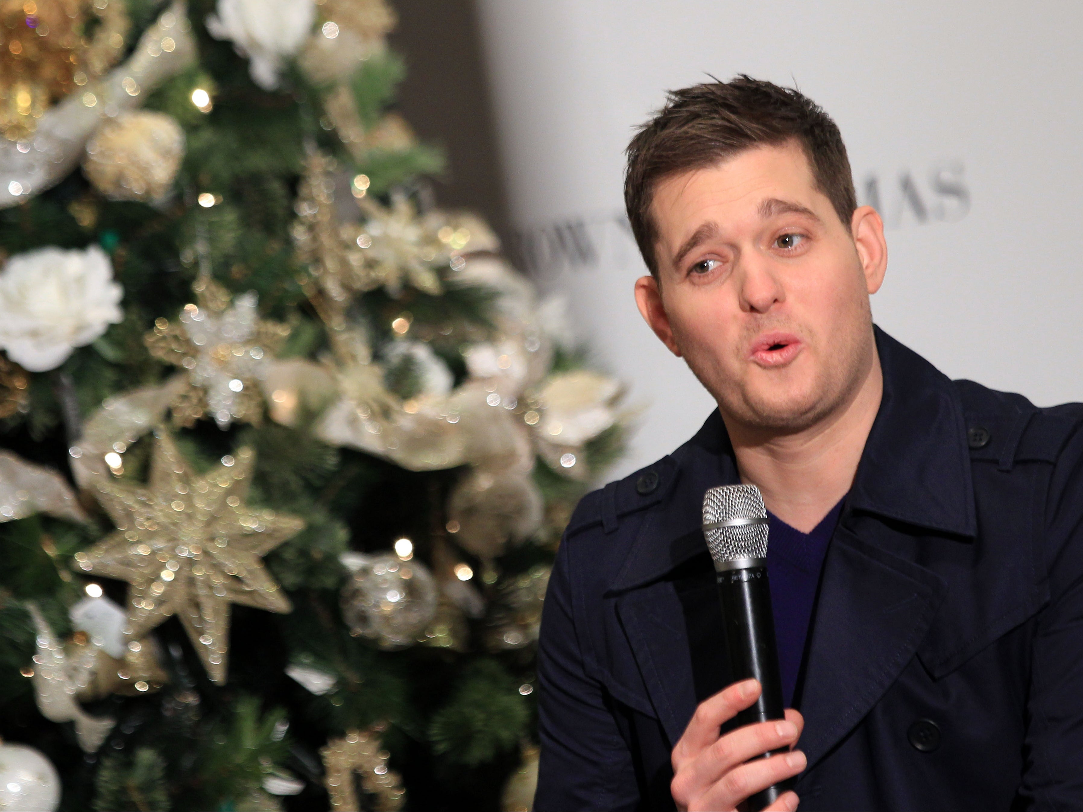 Michael Bublé promoting his ‘Christmas’ album in 2011