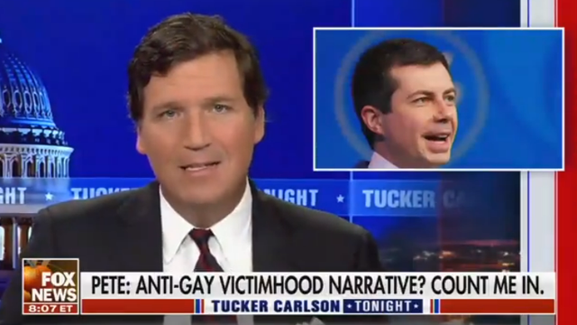 <p>Tucker Carlson accused Transportation Secretary Pete Buttigieg of lying about his sexuality for years without explanation, a false claim as the former South Bend mayor has taken the pains to explain why he didn’t disclose that he was gay publicly earlier in his career in many mediums</p>