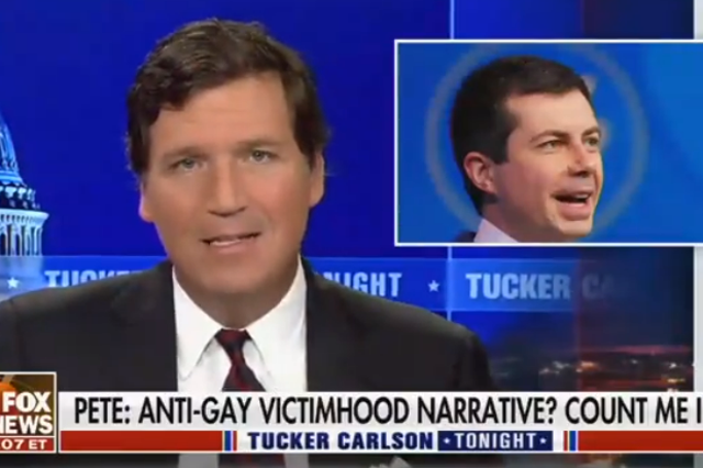 <p>Tucker Carlson accused Transportation Secretary Pete Buttigieg of lying about his sexuality for years without explanation, a false claim as the former South Bend mayor has taken the pains to explain why he didn’t disclose that he was gay publicly earlier in his career in many mediums</p>