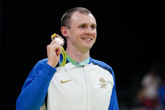 Ross Murdoch won three bronze medals in Birmingham this year (David Davies/PA)