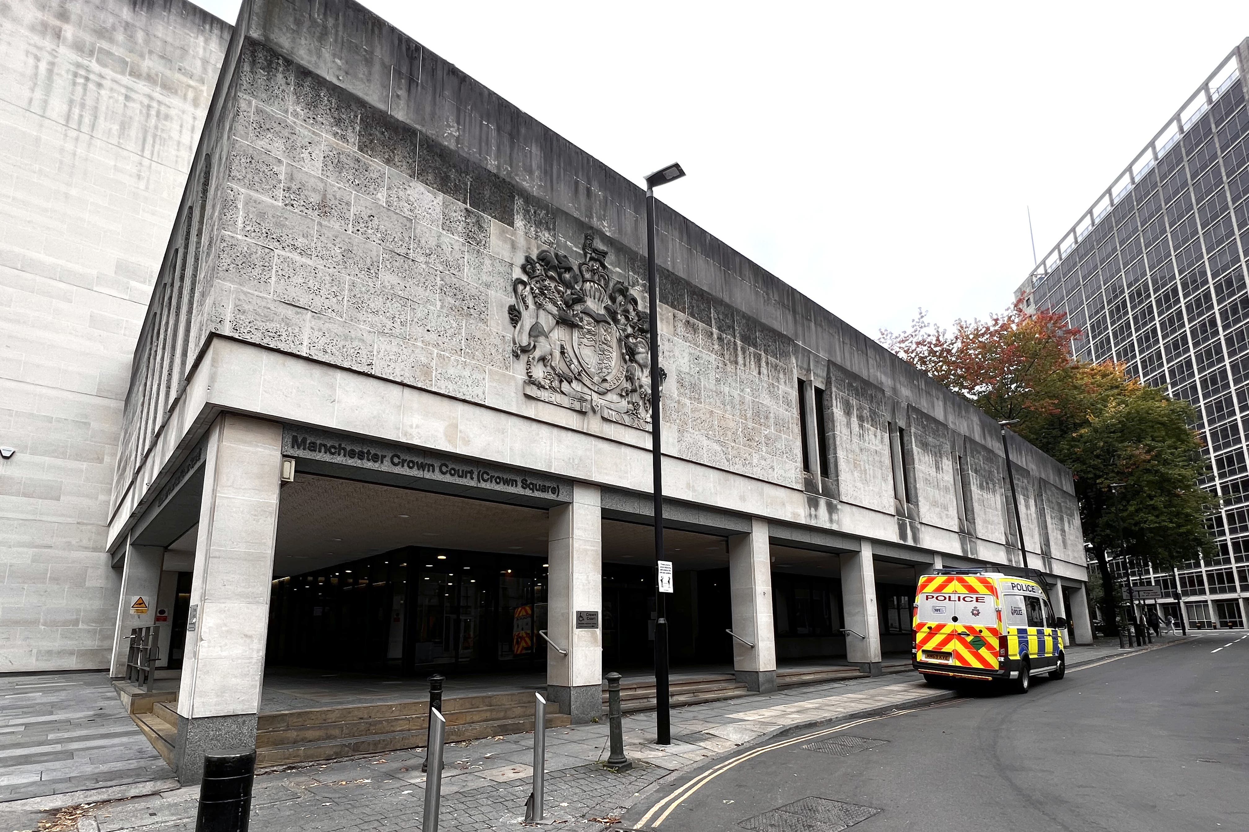 Manchester Crown Court, where the Lucy Letby is taking place (Steve Allen/PA)
