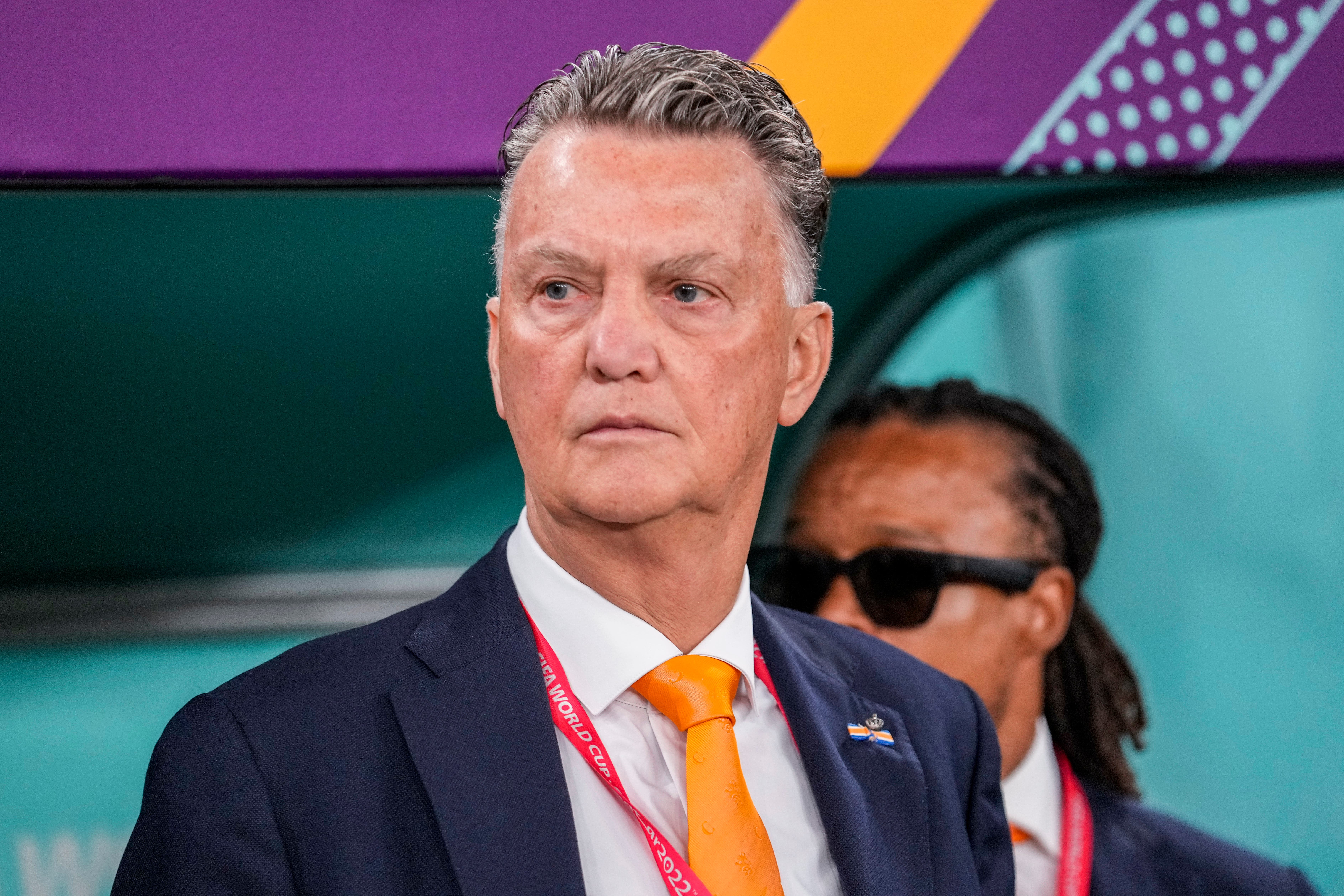 Louis van Gaal was unimpressed by the Netherlands’ display (Luca Bruno/AP)