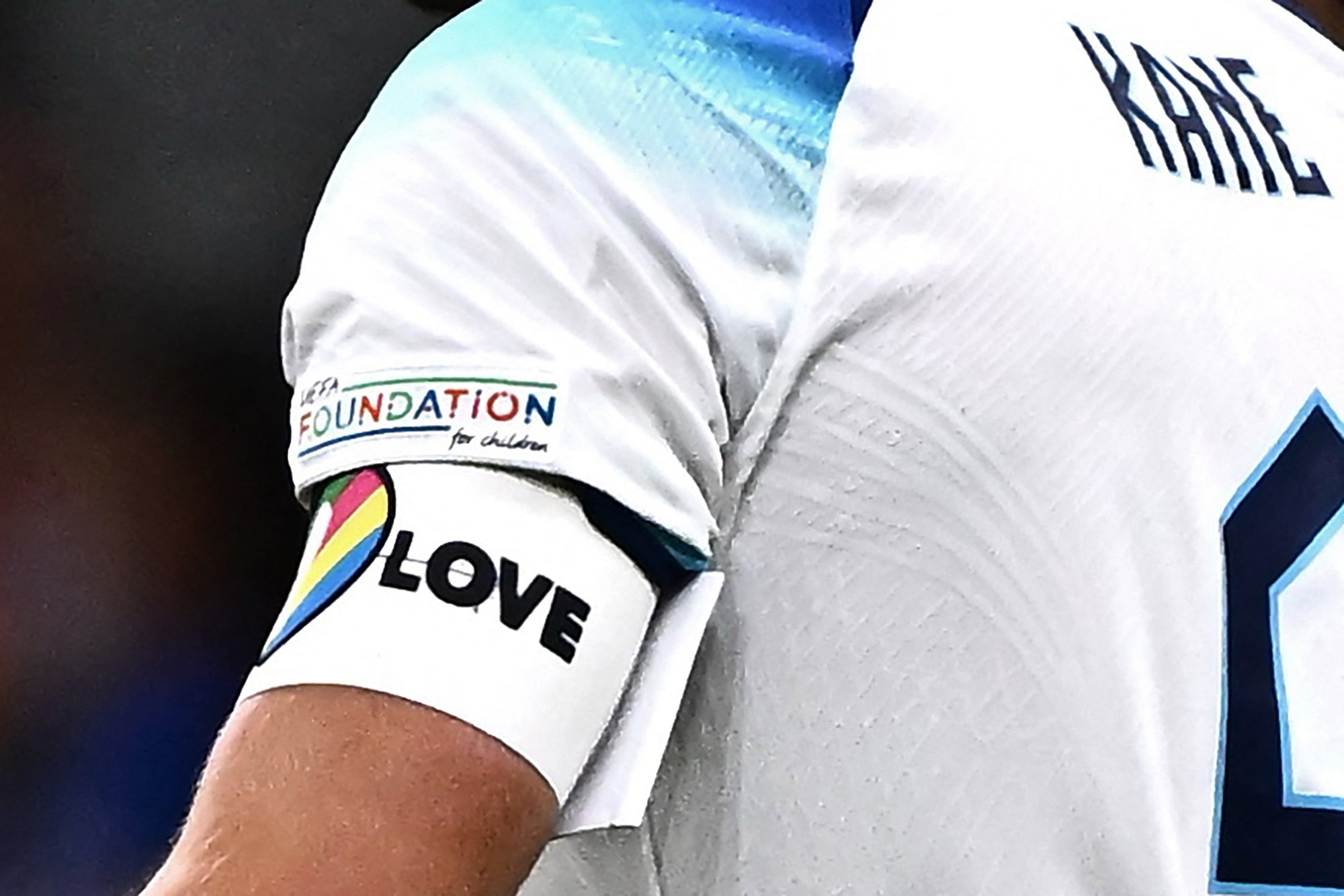 England reversed their decision to wear the OneLove armband