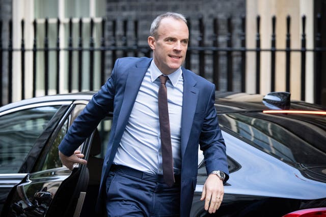 <p>Dominic Raab is ‘avoiding scrutiny of his failings in the criminal justice system’, it is claimed  </p>