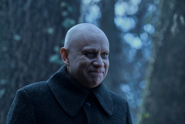 <p>Fred Armisen as Uncle Fester in ‘Wednesday'</p>
