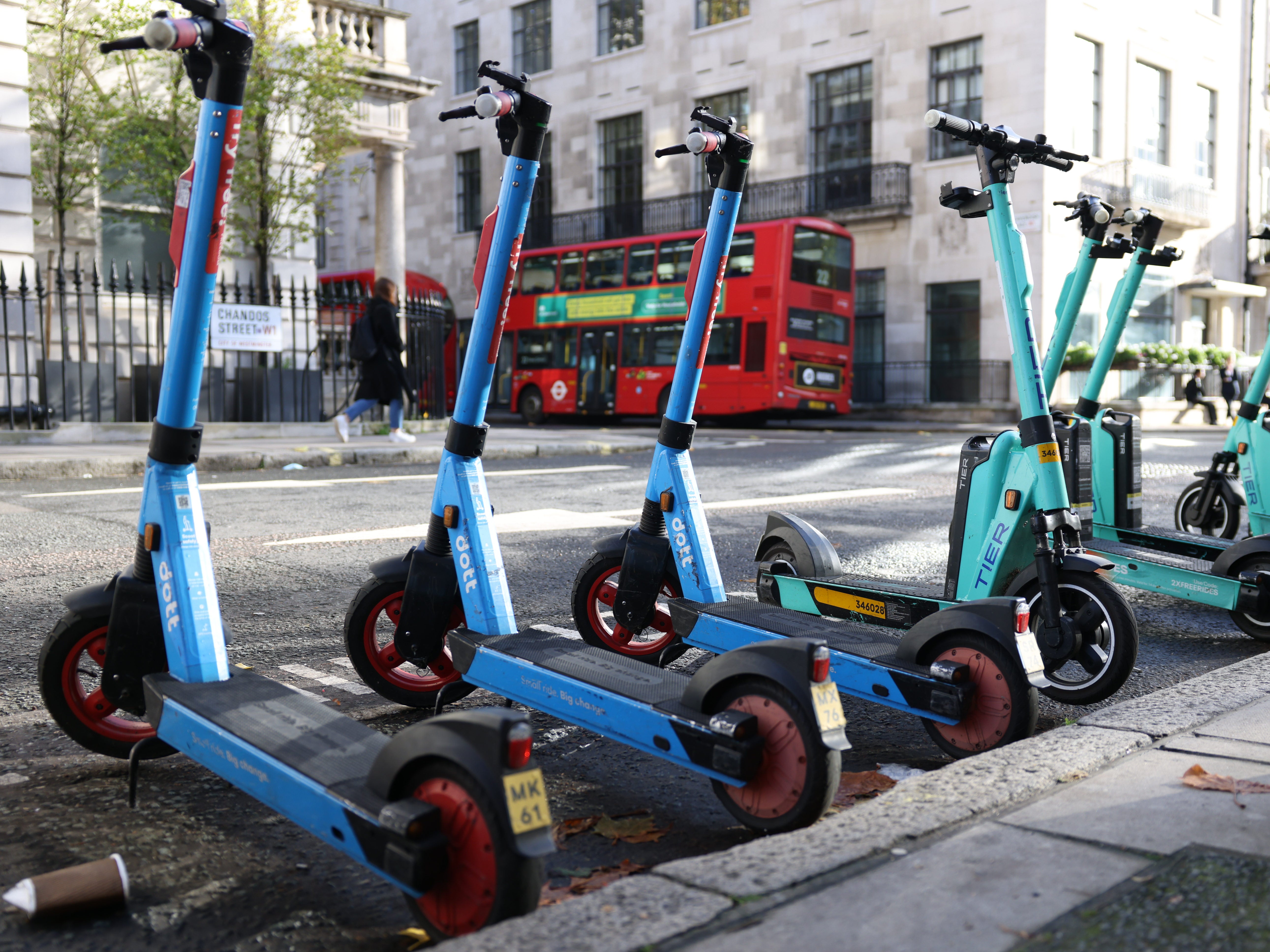 Trials of e-scooter rental schemes are under way across the UK