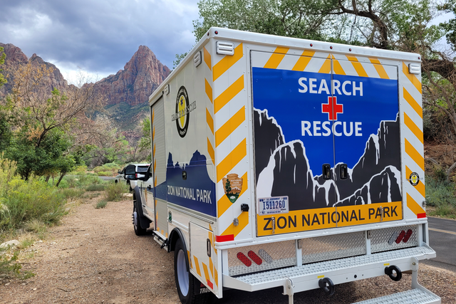 <p>Search and rescue teams found a woman unresponsive and suffering from hypothermia in Zion National Park (file photo)</p>
