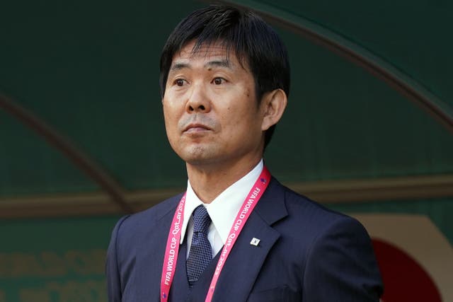 Hajime Moriyasu does not want Japan to be complacent against Costa Rica (Mike Egerton/PA)