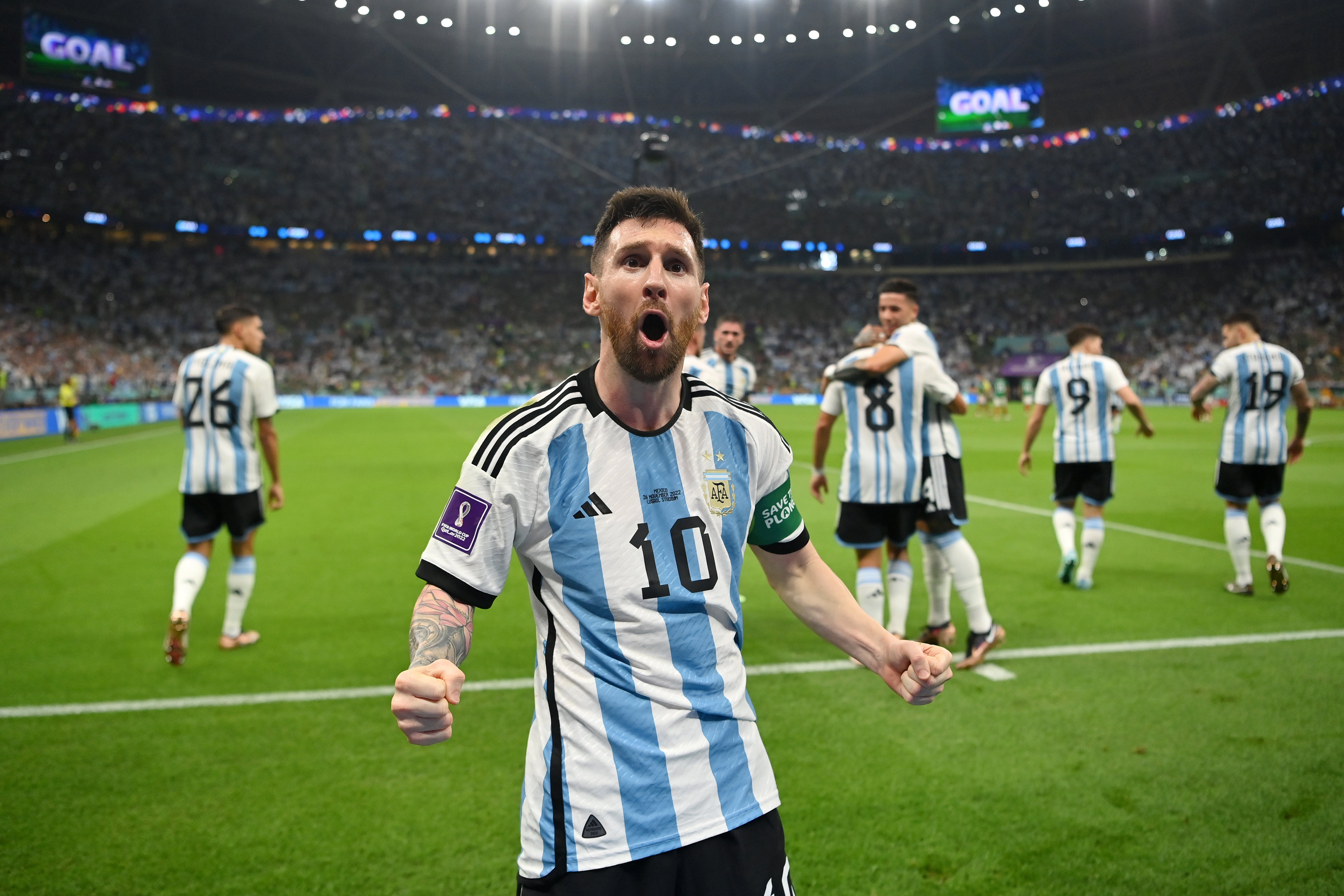 Lionel Messi provided the moment of magic that got Argentina on the board