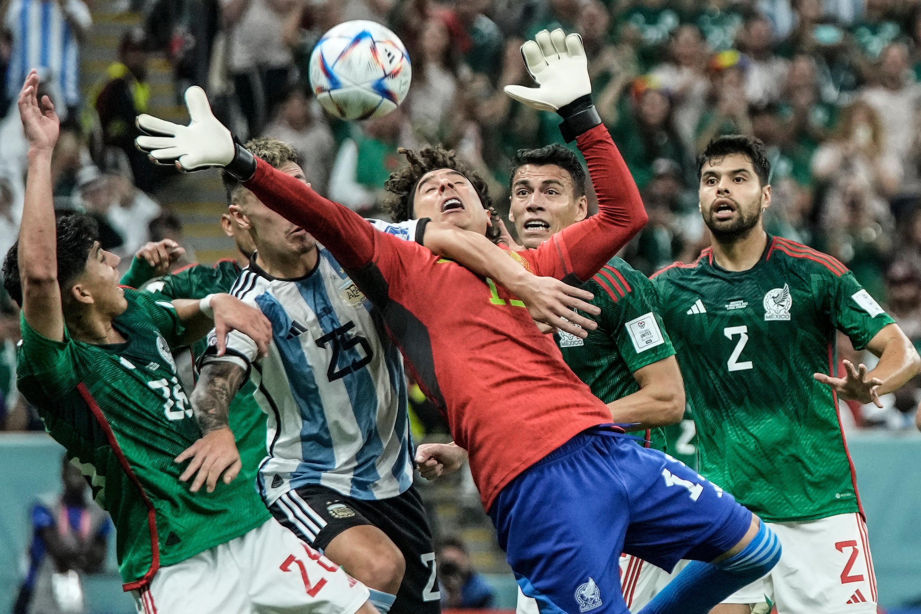 Guillermo Ochoa was unconvincing at times for Mexico