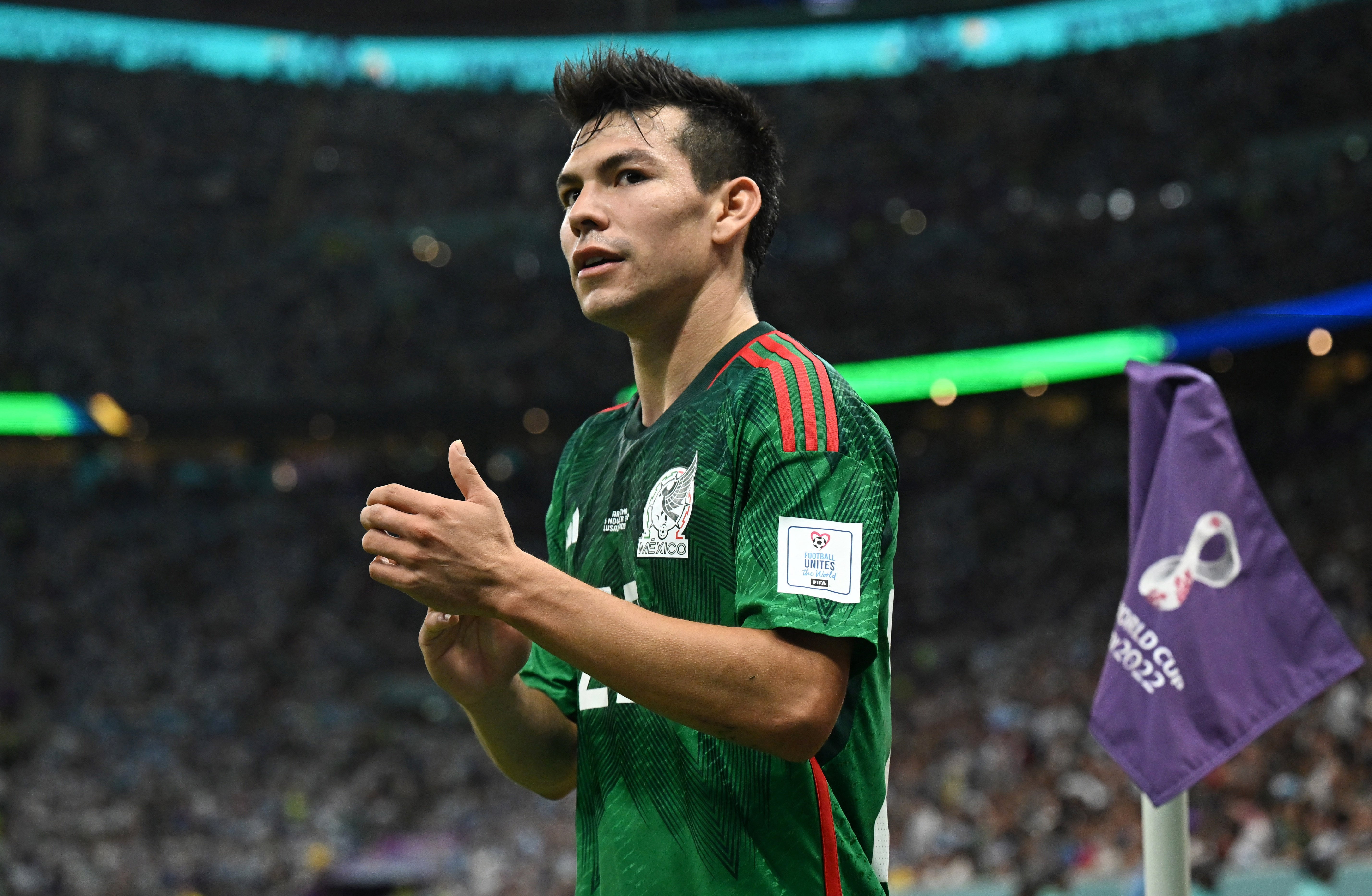 Hirving Lozano showed flashes for Mexico but was subbed off late on