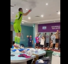 Argentina party in dressing room for an hour after World Cup win over Mexico