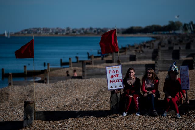 <p>Our water companies pump sewage onto our beaches</p>