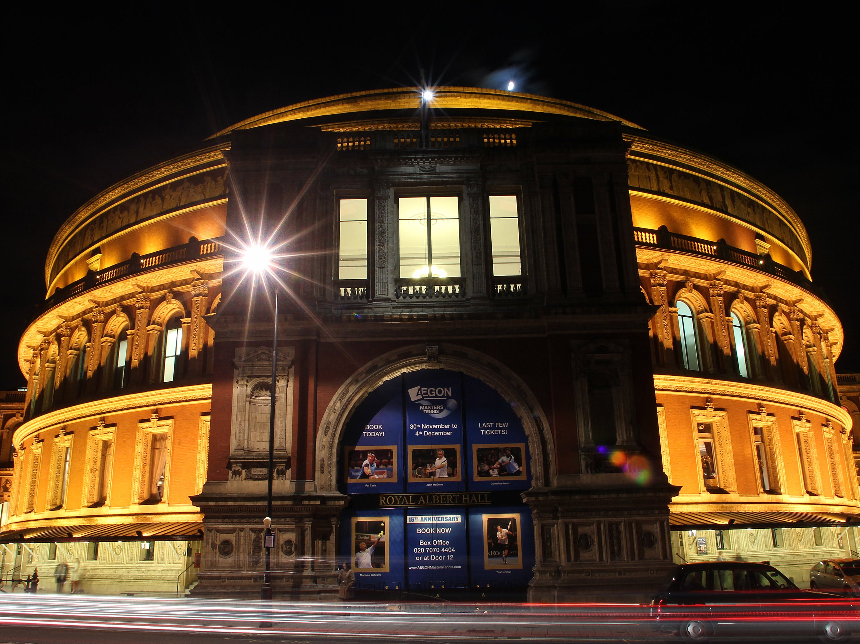 The exterior of the Royal Albert Hall