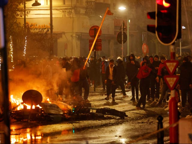 <p>Belgium’s World Cup loss to Morocco led to riots on the streets of Brussels</p>