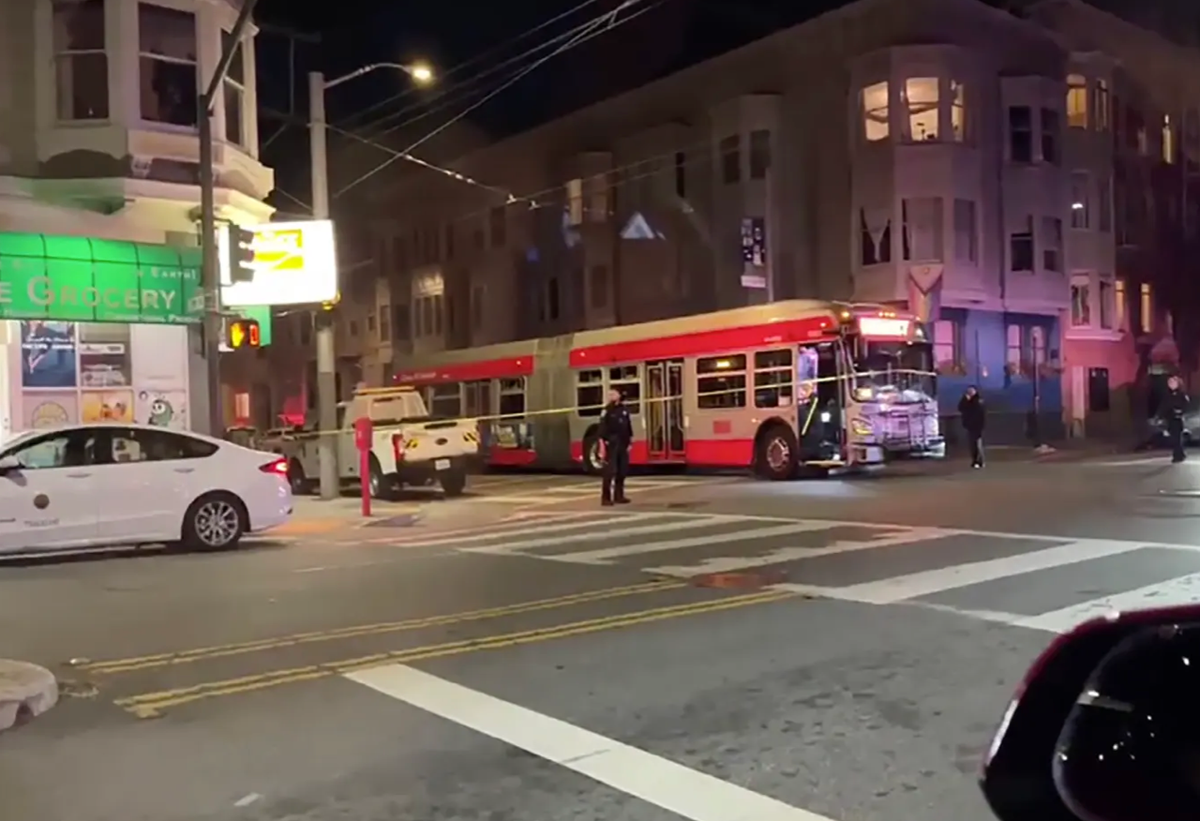 Man hijacks city bus in San Francisco and slams into 10 vehicles