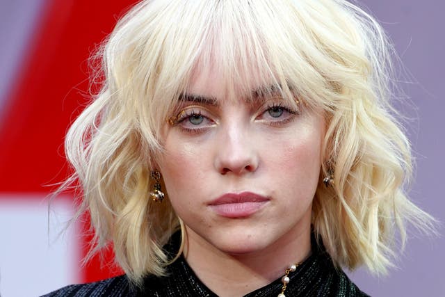<p>Billie Eilish said people treated her ‘differently’ when she was blonde </p>