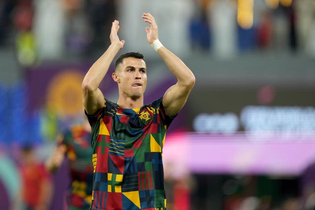 Cristiano Ronaldo’s free agency may not last long, with reports the former Manchester United striker has already been offered a mammoth contract by a Saudi Arabian side (Martin Rickett/PA)