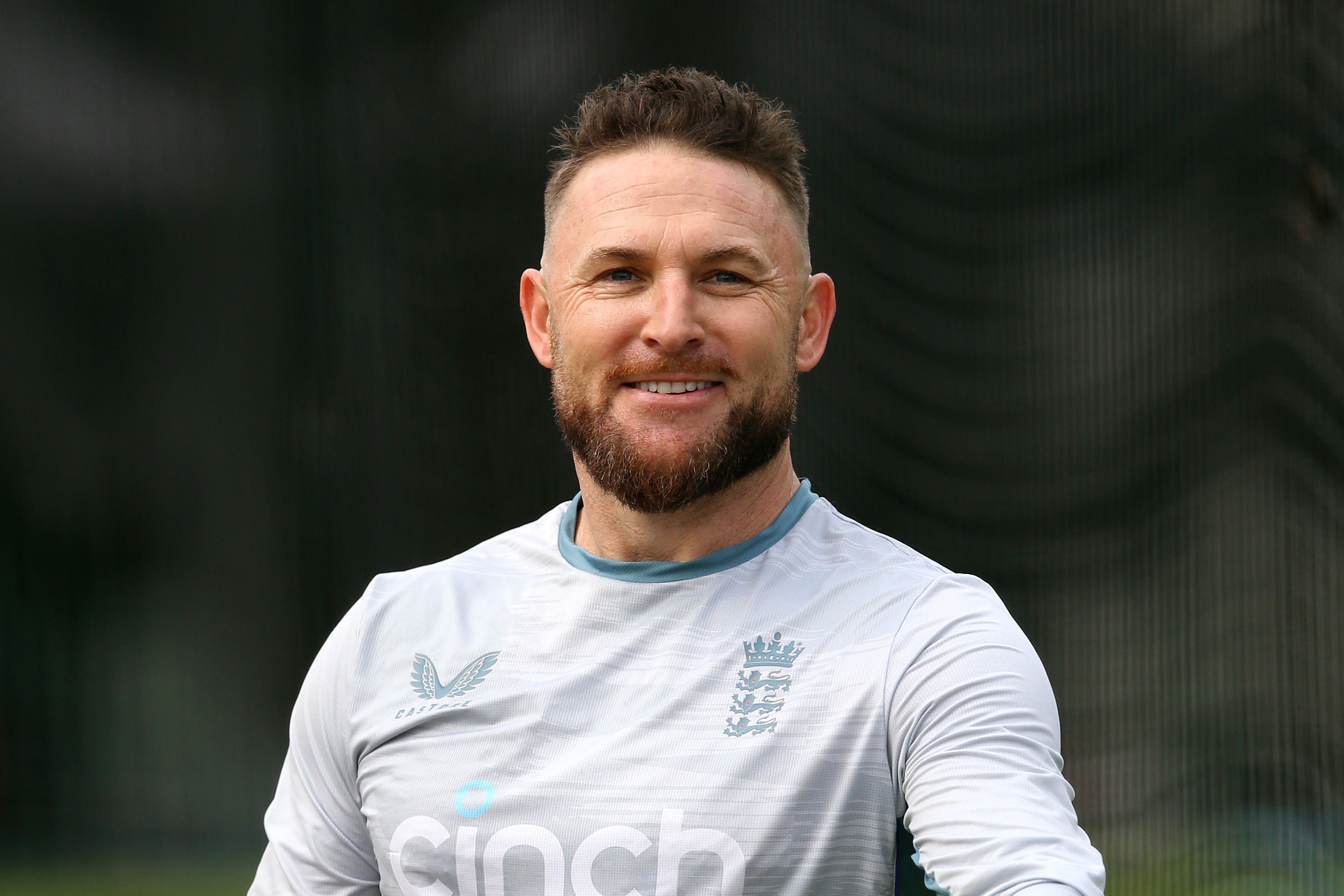England head coach Brendon McCullum wants his side to continue playing aggressive cricket (Nigel French/PA)