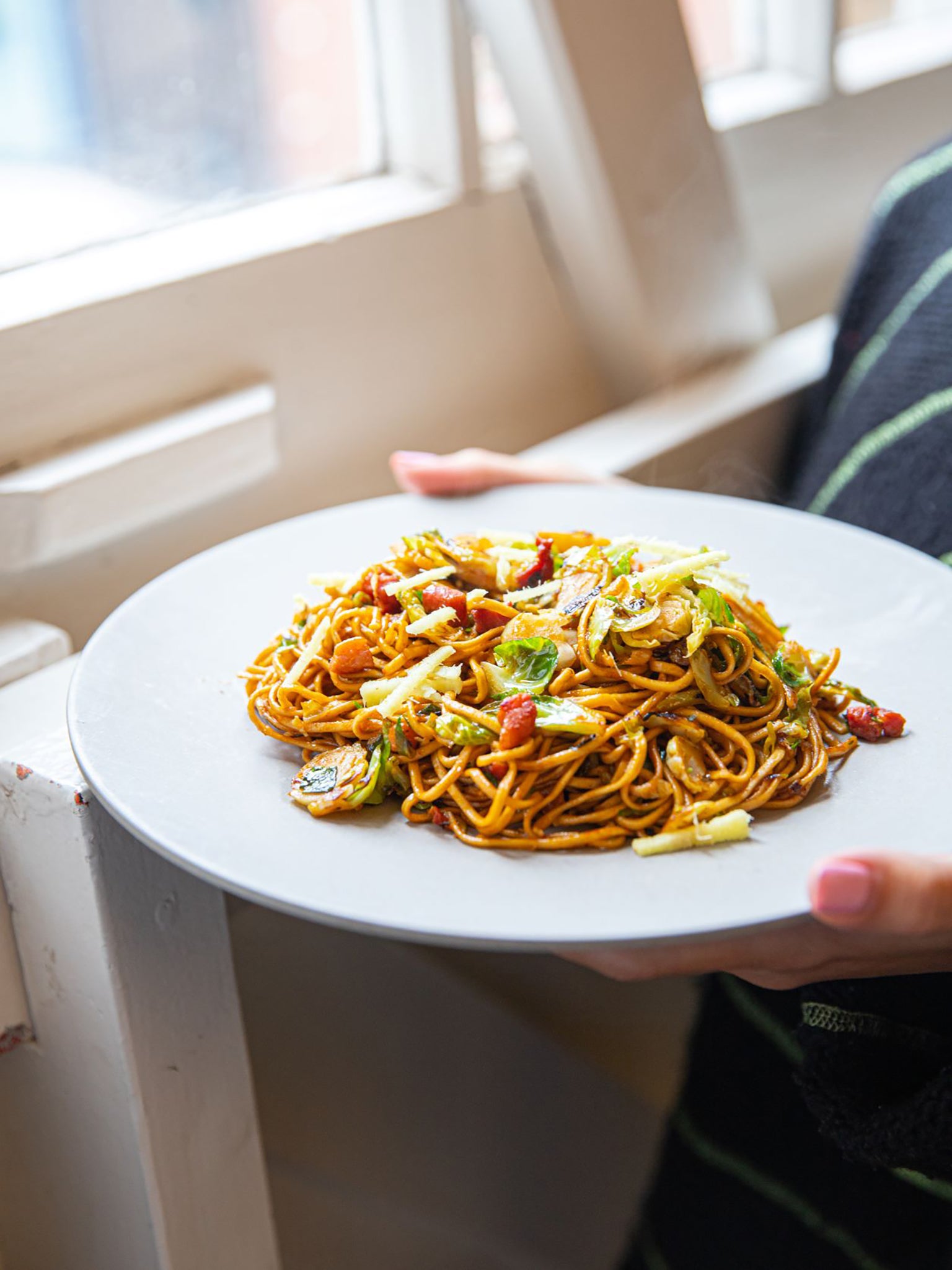 Chow mein is the perfect for vehicle for leftover veg