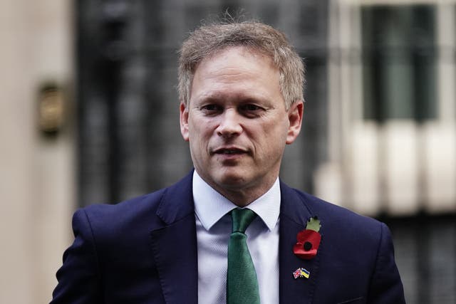 Mr Shapps said he would meet with energy suppliers. (Aaron Chown/PA)