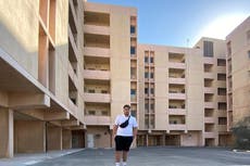 England fan discovers ‘eerie’ abandoned city in Qatar