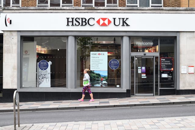 Savers will see the rate on a ‘fixed-rate’ account jump from 1% to 5% from December, HSBC UK has announced (Kirsty O’Connor/PA)