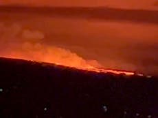 Mauna Loa eruption news - live: Video shows lava spewing from world’s largest active volcano in Hawaii