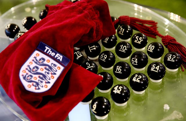 <p>The FA Cup third-round draw takes place on Monday evening</p>