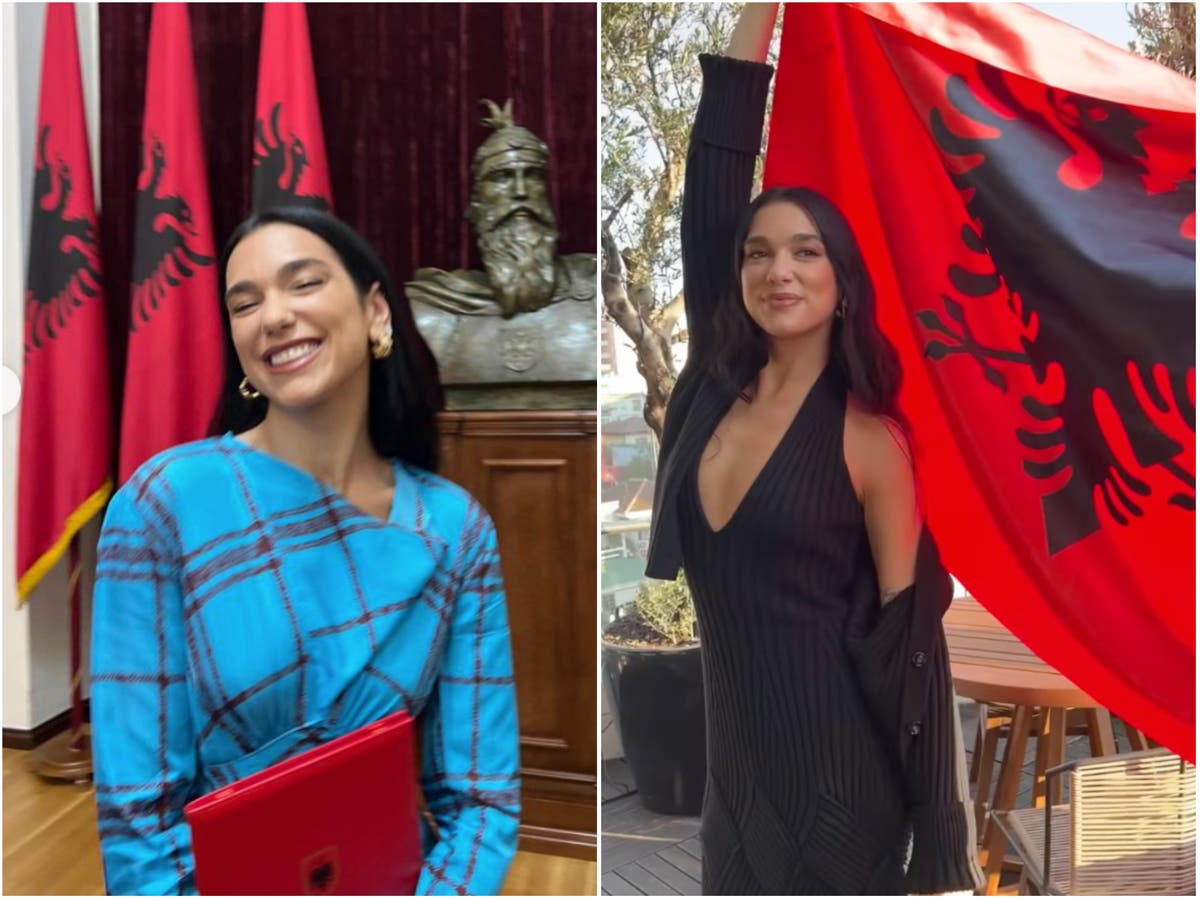 ‘Honoured’: Dua Lipa celebrates as she’s granted Albanian citizenship by country’s president ‘Honoured’: Dua Lipa celebrates as she’s granted Albanian citizenship by country’s president
