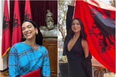 ‘Honoured’: Dua Lipa celebrates as she’s granted Albanian citizenship by country’s president