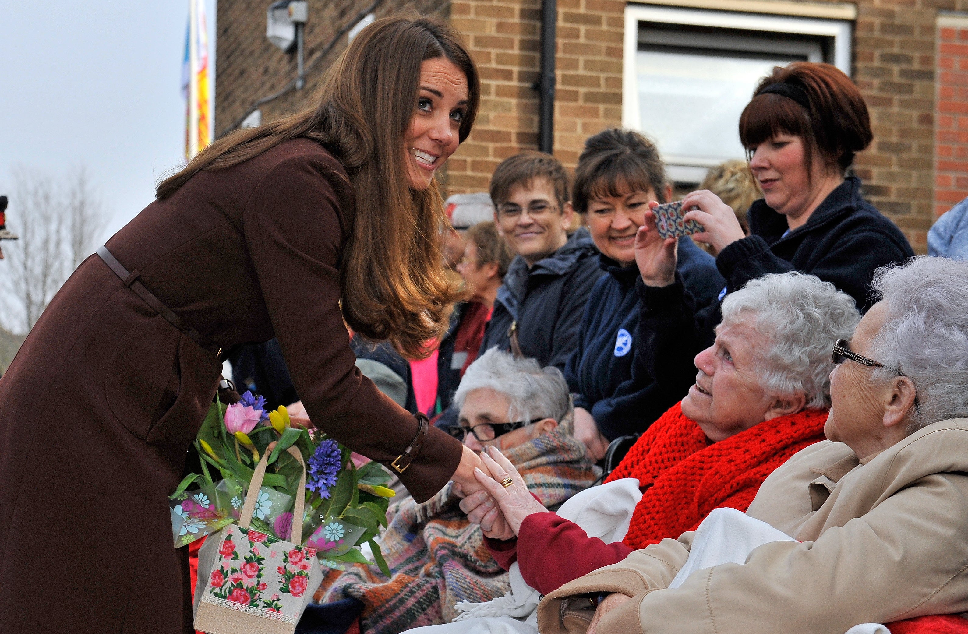 Princess of Wales meets residents of St Andrews Hospice in 2013
